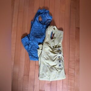 Oiselle Set Of Tank Tops Running Athletic Size 4